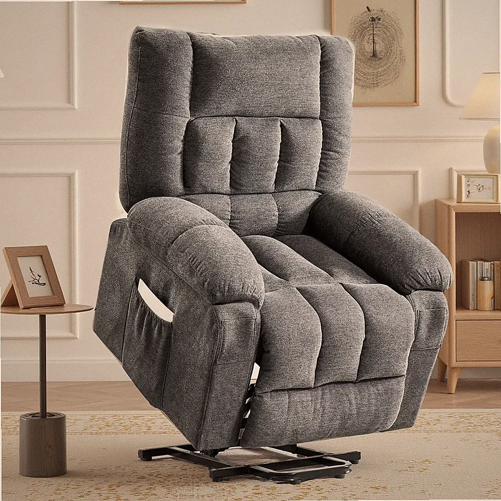Electric Power Lift Chair with Remote Control Adjustable Recliner Chair and Heat