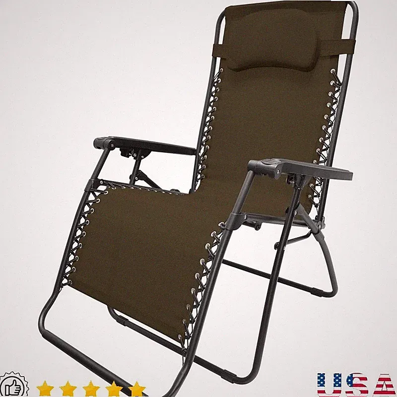 Oversized Zero Gravity Chair Adjustable Headrest Heavy Duty Recliner Relaxation